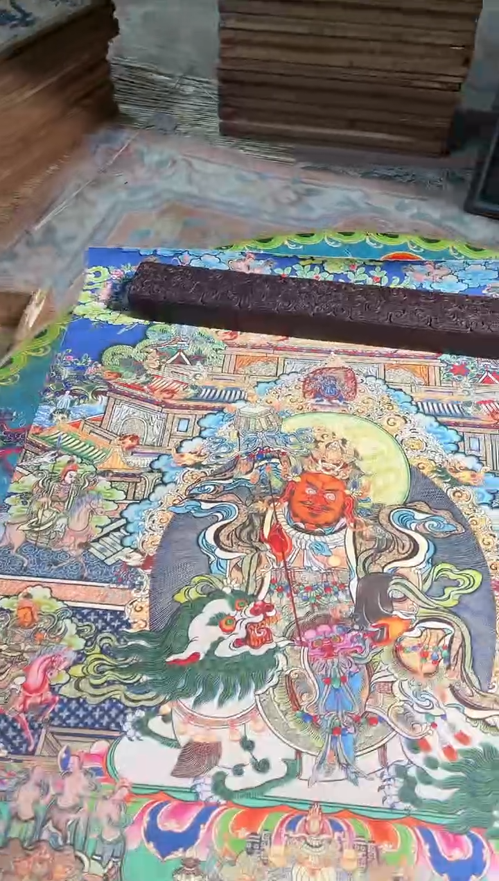 卷轴画曦曦的唐卡tk160