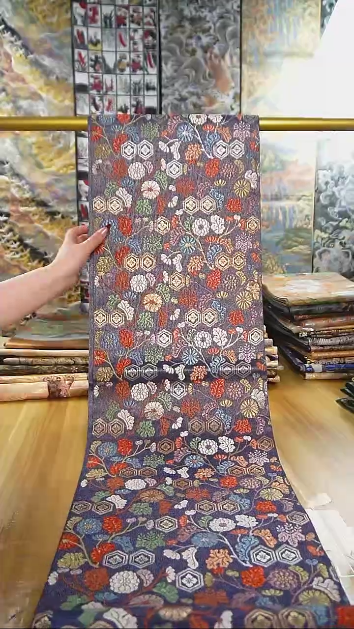 【闪购商品】织绣织锦111彩金织小花