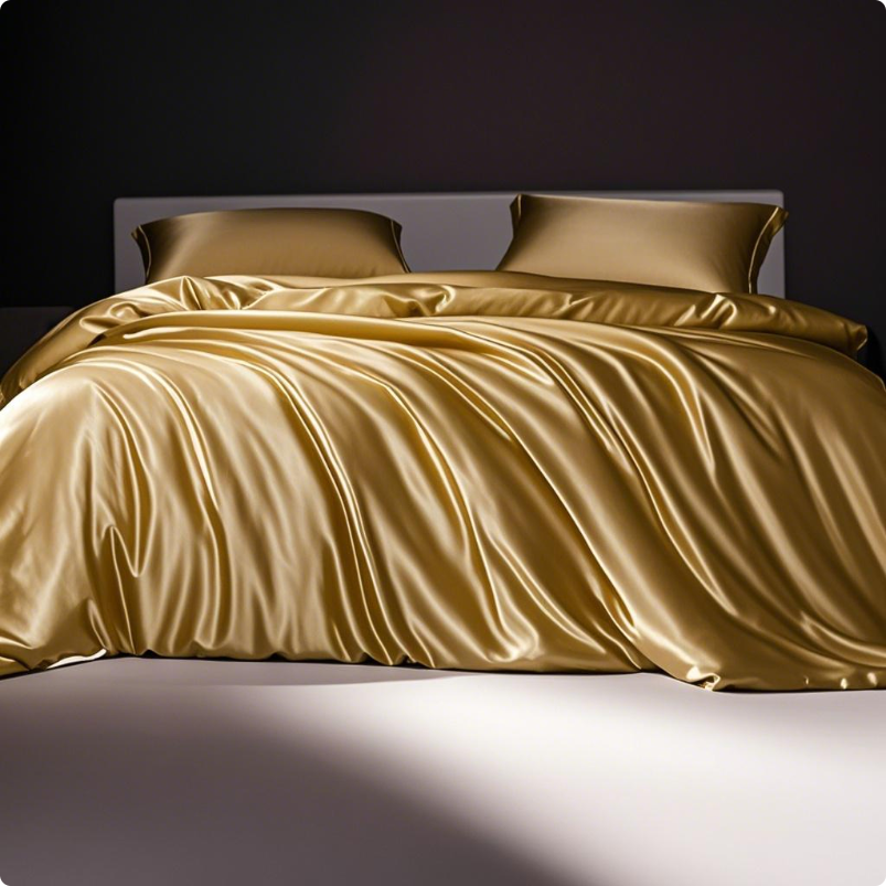 云柿锦 百百桑蚕丝 真丝床品四件套 亲肤软滑 多色可选  9005