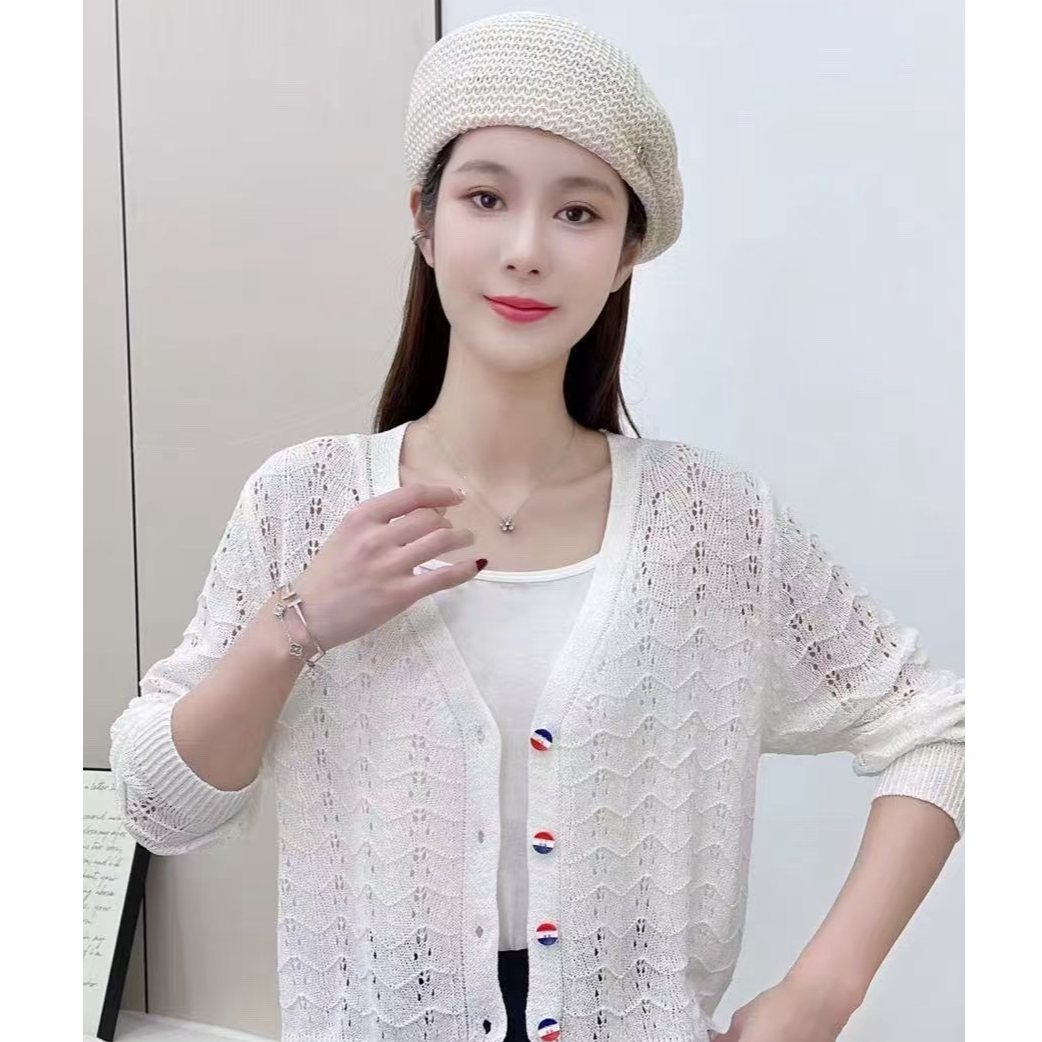 【欧洲站】镂空女士夏季防晒开衫#8101