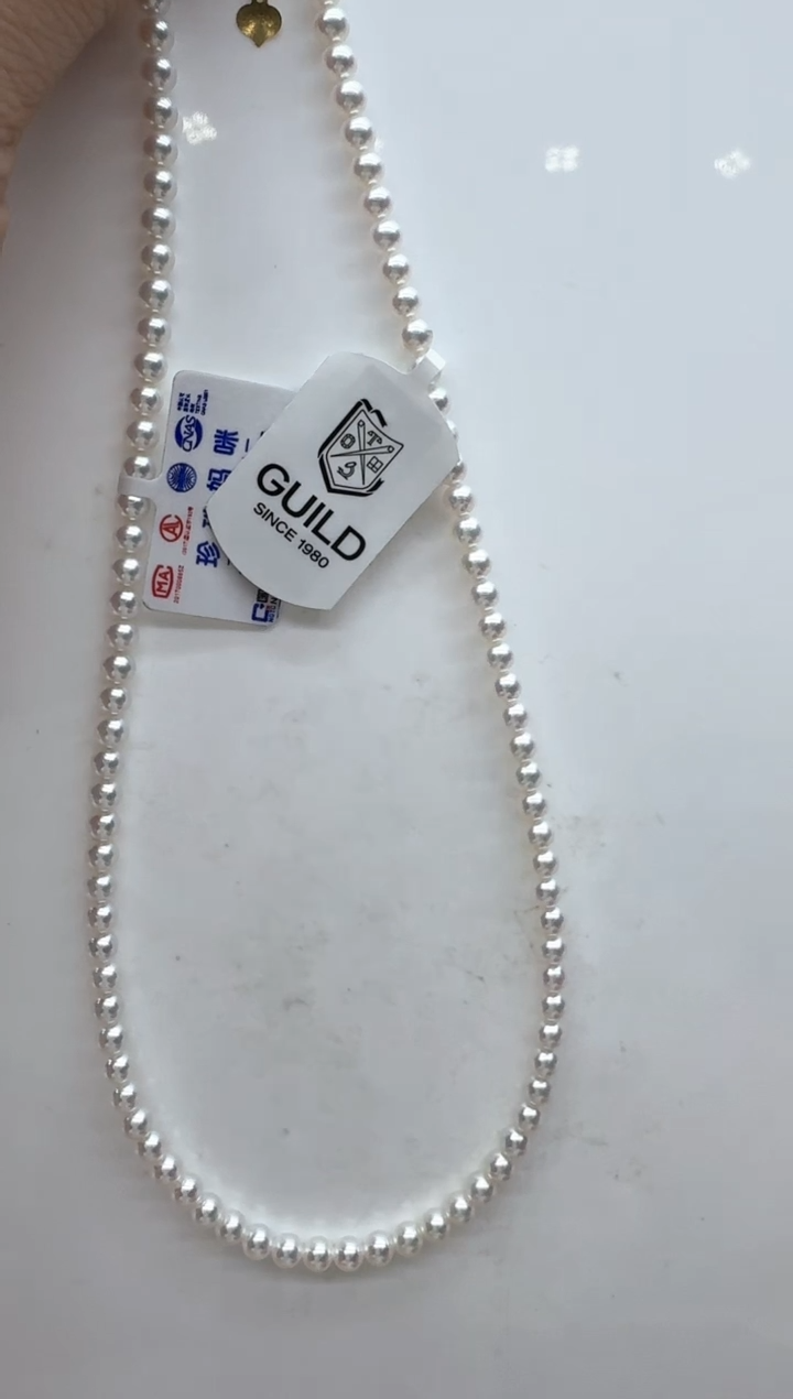 【闪购商品】淡水珍珠颈饰18K金镶嵌吉尔德