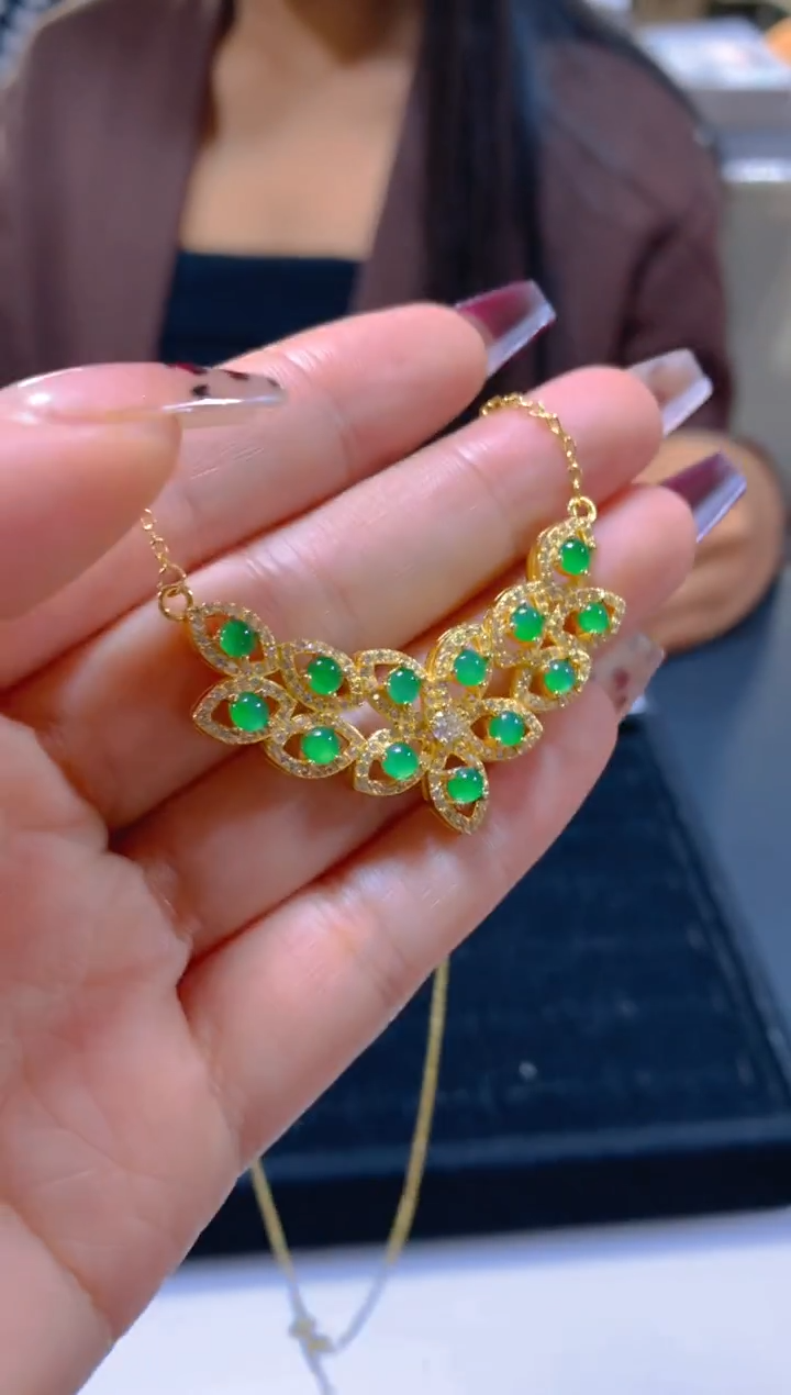 颈饰未镶嵌翡翠多样性发一