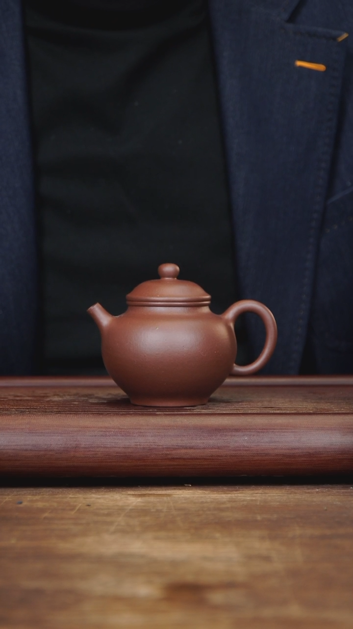 【闪购商品】紫砂茶壶180ml全手贡珠 家藏底槽清