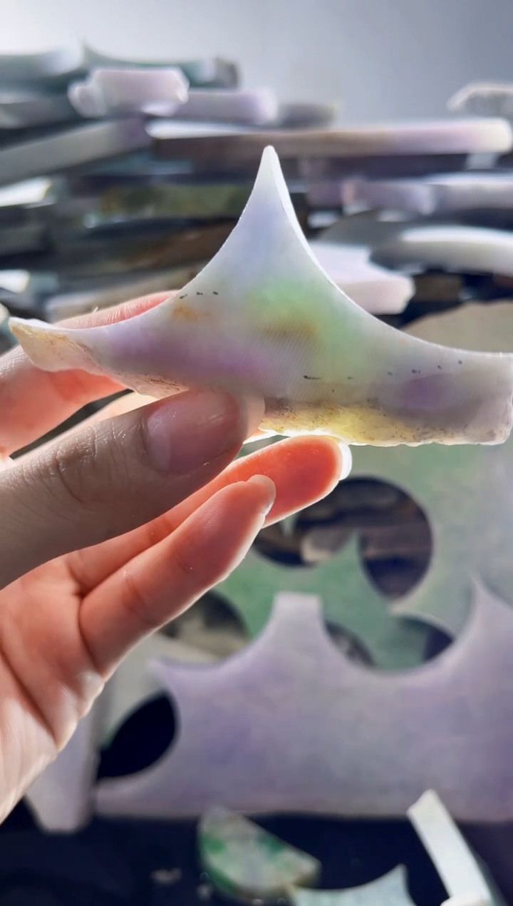 裸石翡翠缅甸翡翠A货陈8119