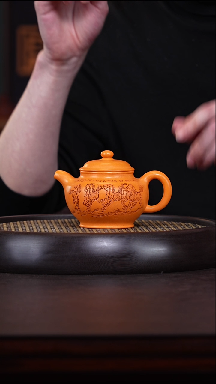 【闪购商品】紫砂茶壶钱玉娟6-71暖玉砂大亨掇只280c