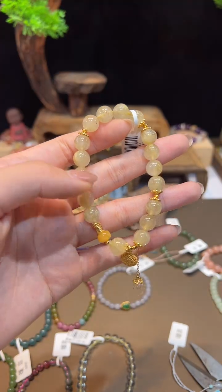 水晶手链未镶嵌手饰@@E3127