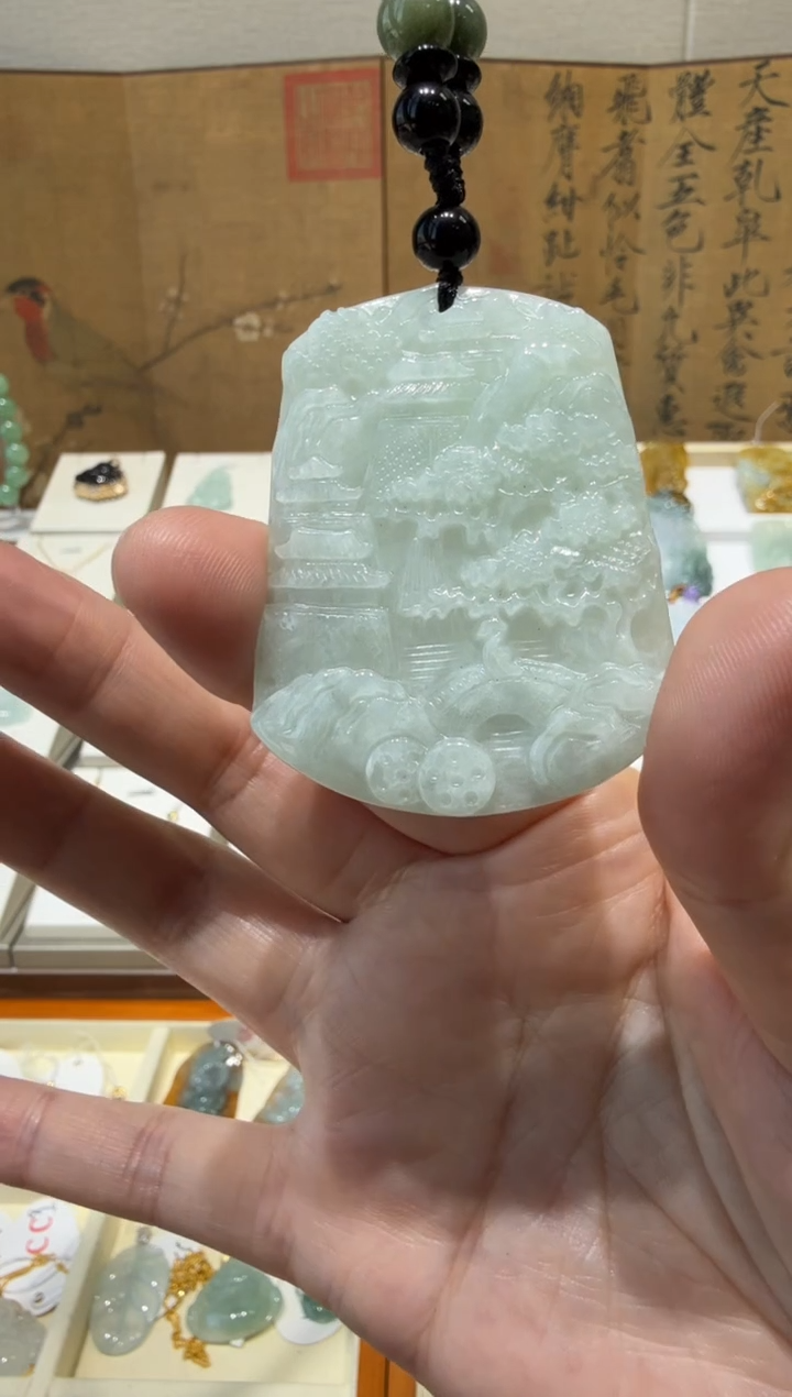 未镶嵌挂件翡翠A货翡翠多样性孤品