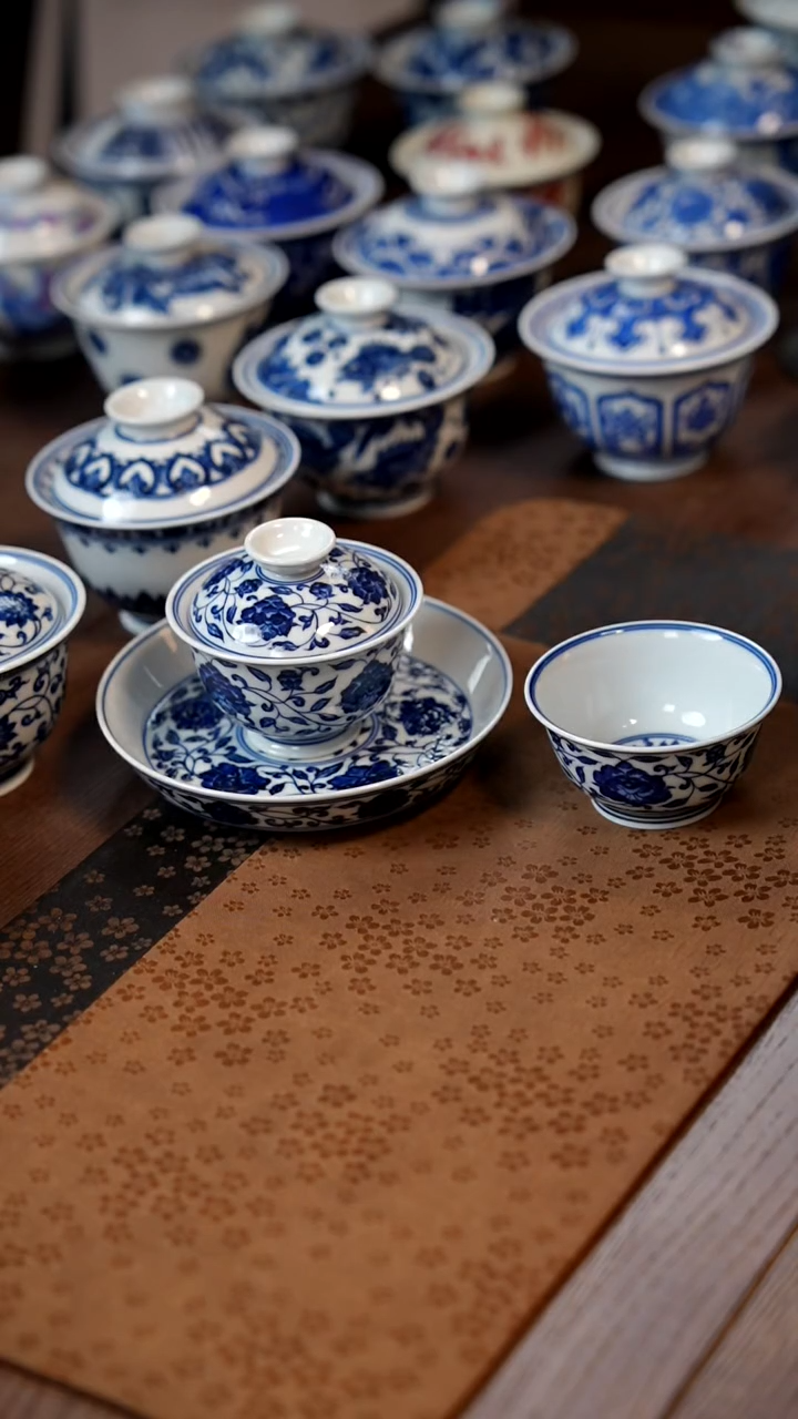 牡丹盖碗3件套11111