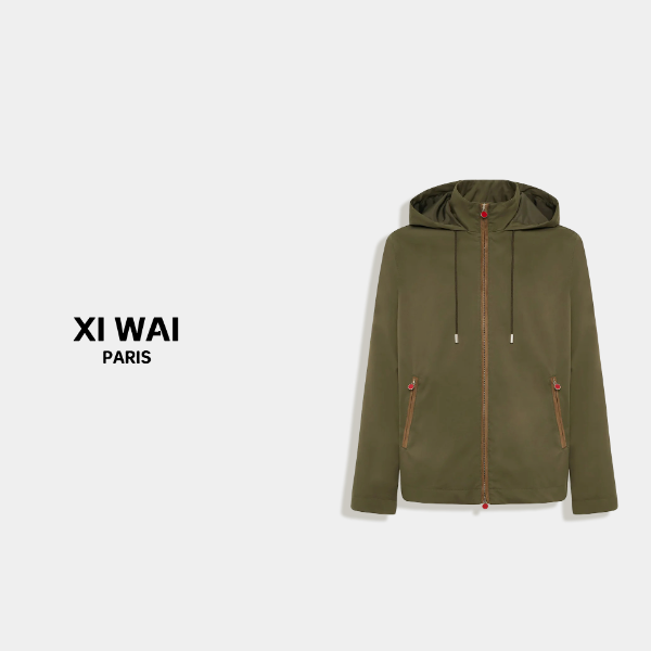 高级男装 秋冬新品25s阿塞拜疆绒面山羊皮连帽夹克男士外套 7680