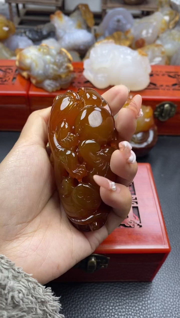 【闪购商品】玛瑙/玉髓手把未镶嵌00