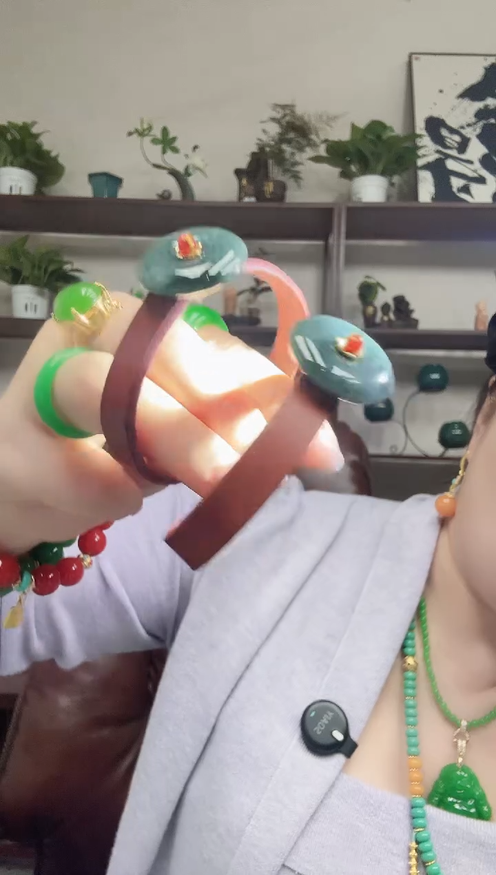 未镶嵌手链翡翠平安扣手牌