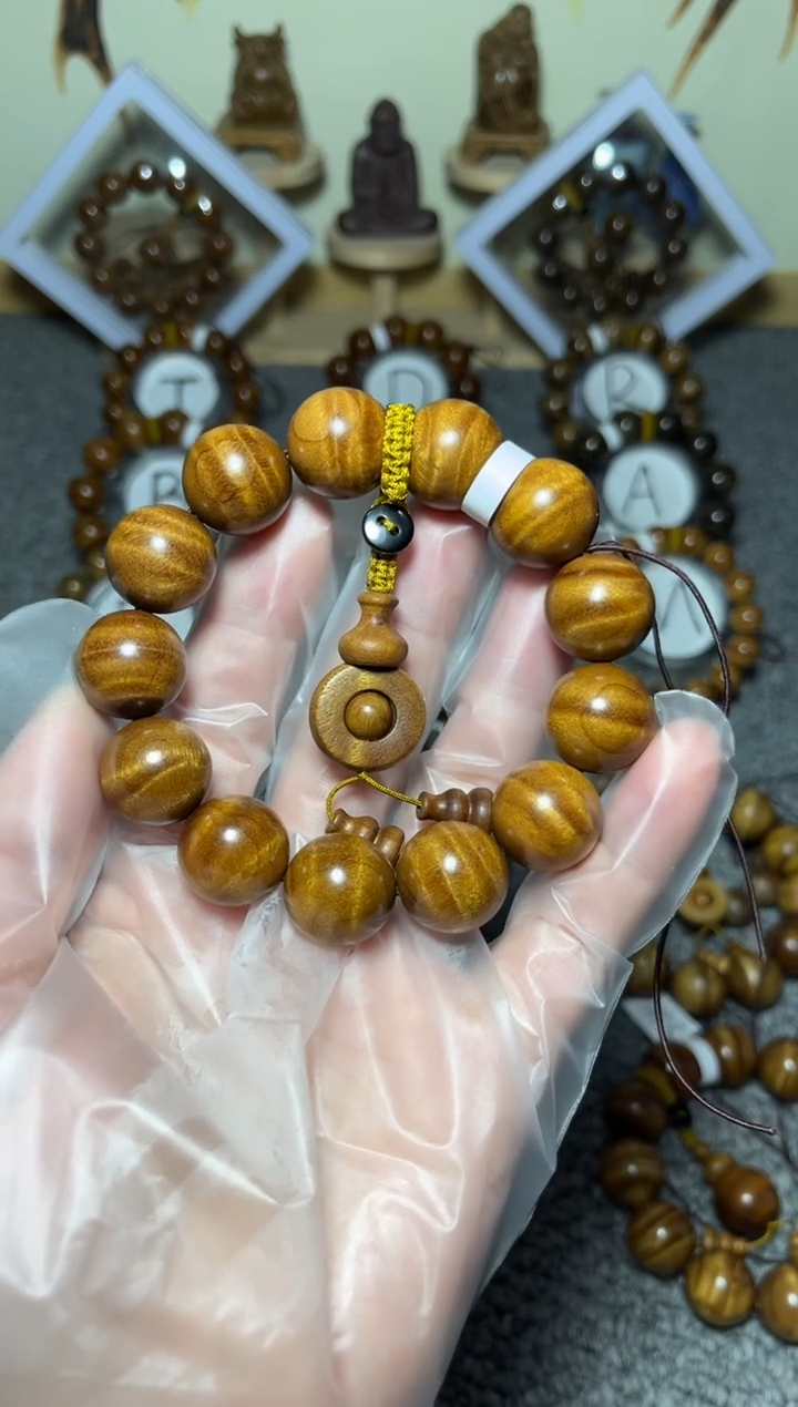 【闪购商品】楠木（金丝楠）手串/手链小叶桢楠枯木1.8