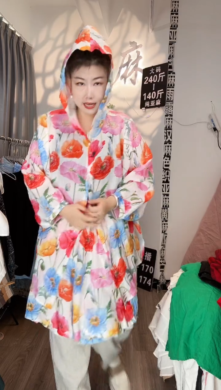 亚麻大码女装系列。一套