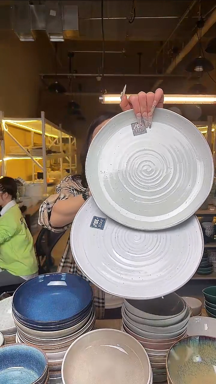 瓷105外贸尾货窑变釉下彩默认微瑕