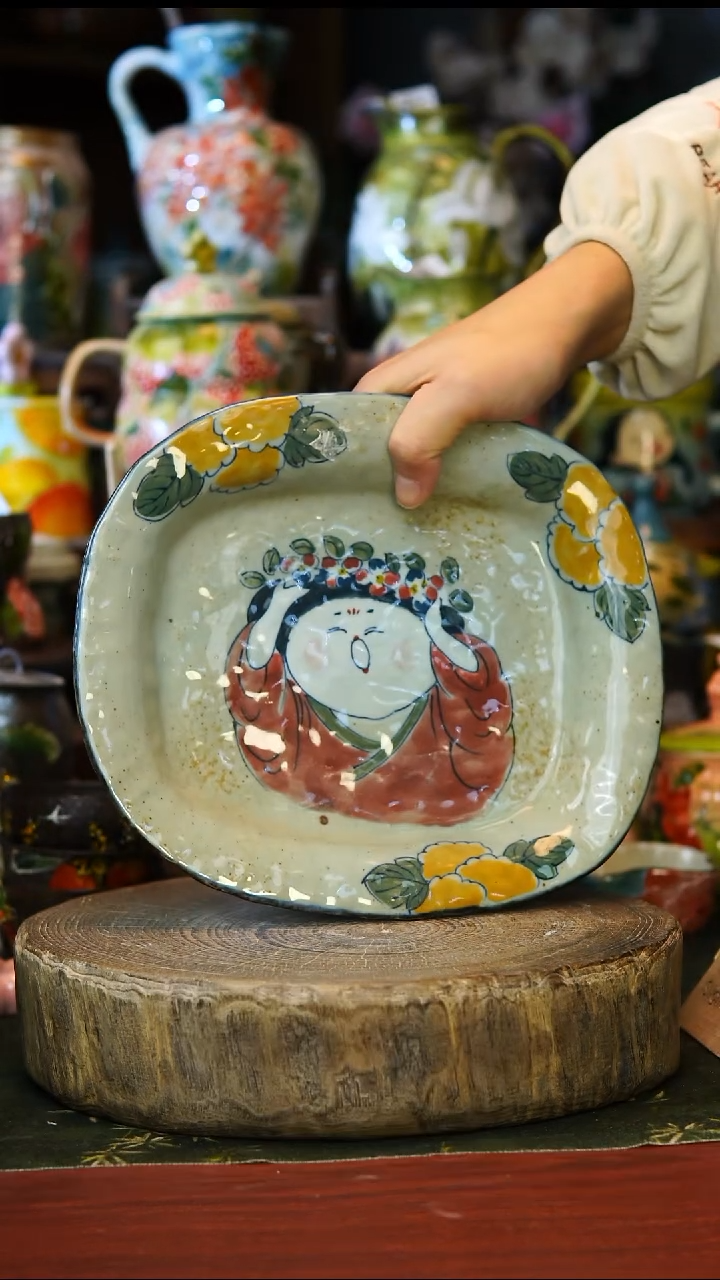 陶瓷199景德镇手工手绘釉下彩