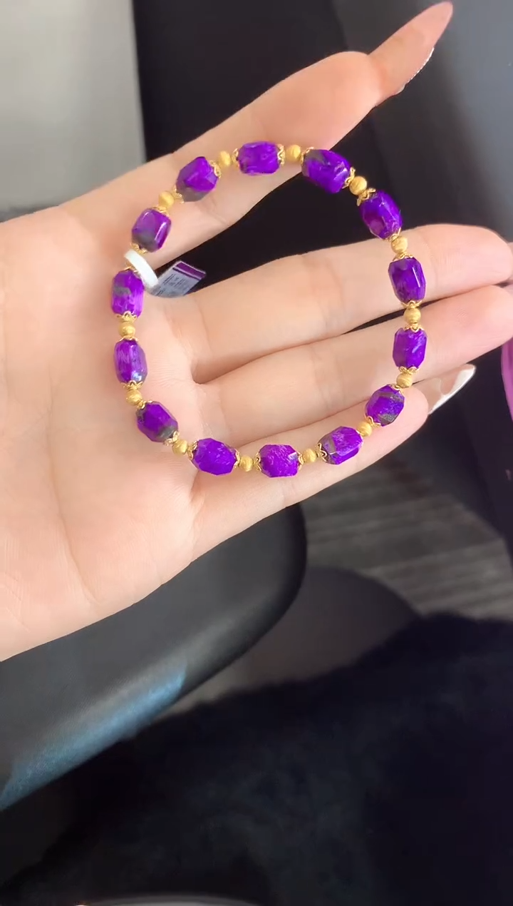 【闪购商品】苏纪石（舒俱来）.18K金镶嵌舒俱来手串