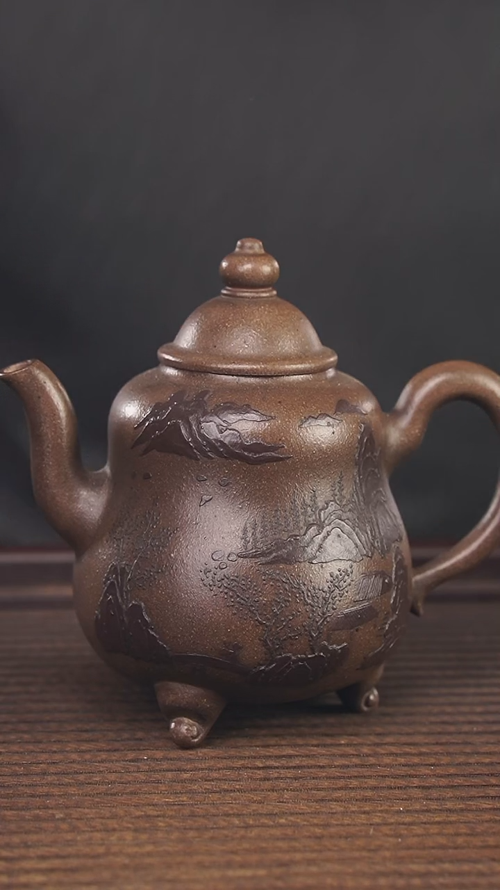 【闪购商品】紫砂茶壶230cc顾氏手工紫砂