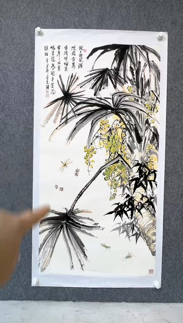 【闪购商品】绘画李克瑛-8平尺-花鸟yz