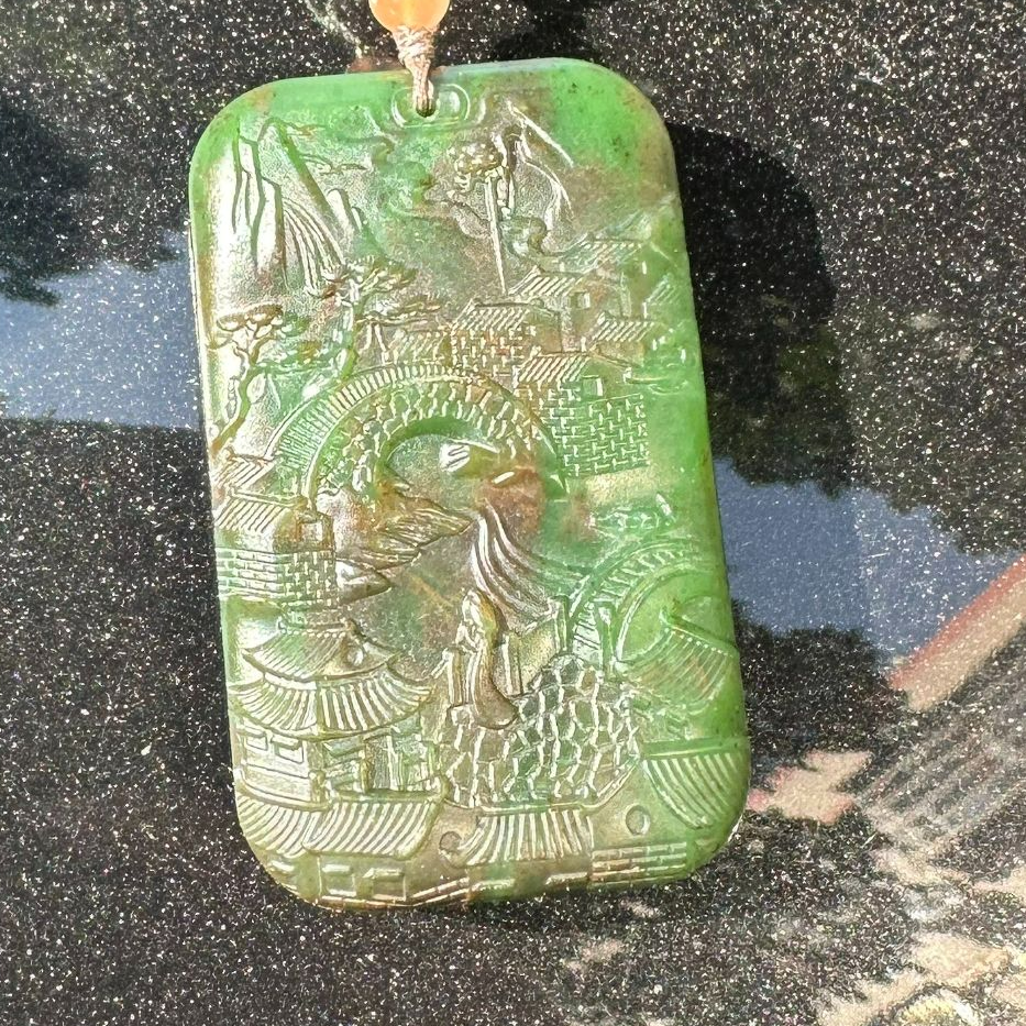 和田玉聚红皮七号矿山水贵人牌