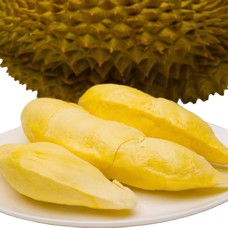 【昆明】泰国金枕榴莲带壳新鲜核小皮薄500g.750g.1000g（干包品质）金枕泰国