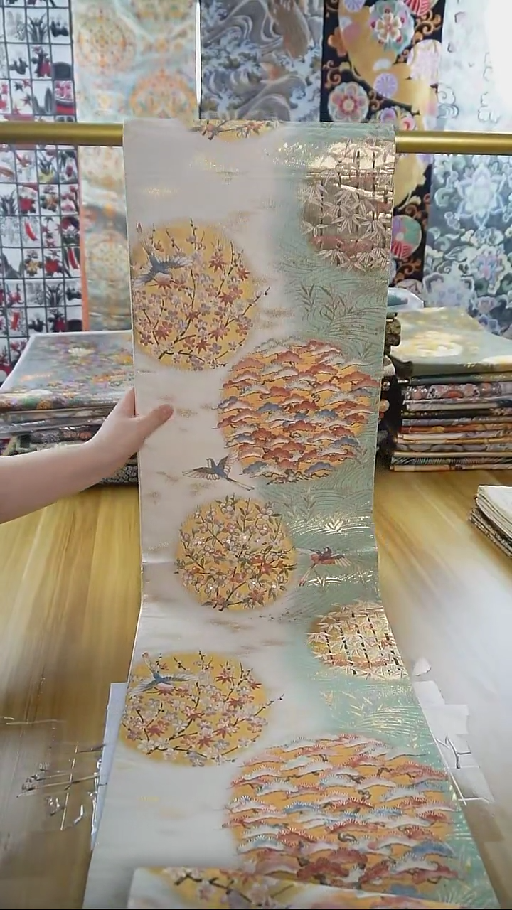 【闪购商品】织绣42 六通团花花鸟图福利