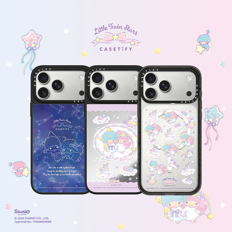 三丽鸥双子星×CASETiFY联名款手机保护套防摔合集iphone16/17