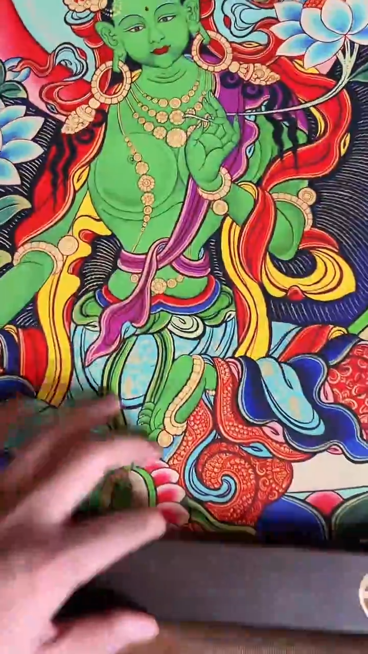 卷轴画手绘唐卡149