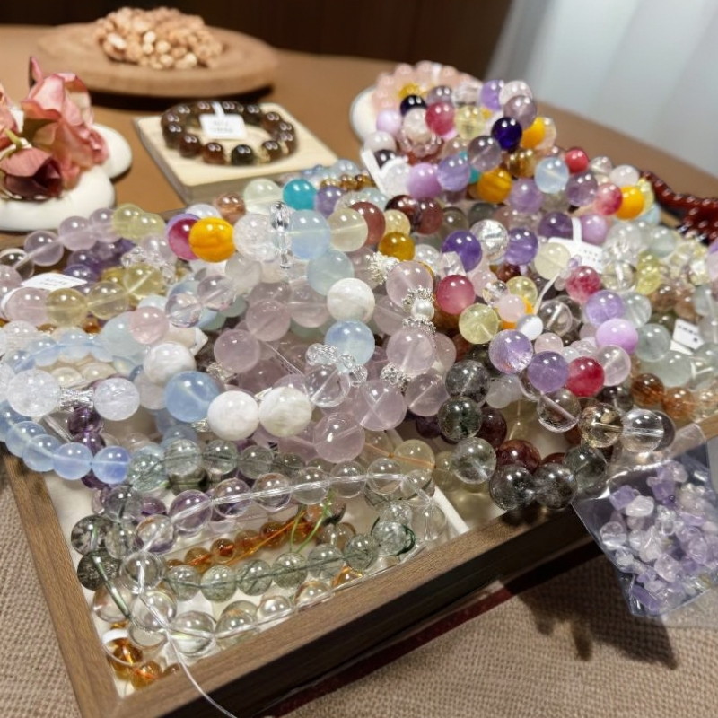 天然水晶手串下单链接