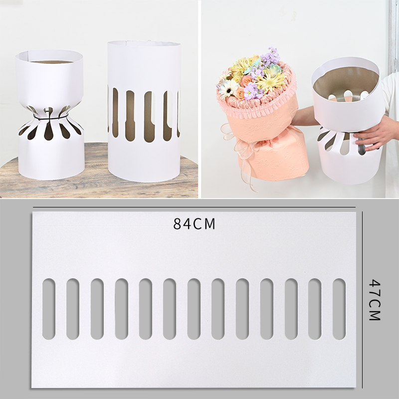 直播活动圆形花式定型片小香风花束包装神器手工diy花艺包装资材