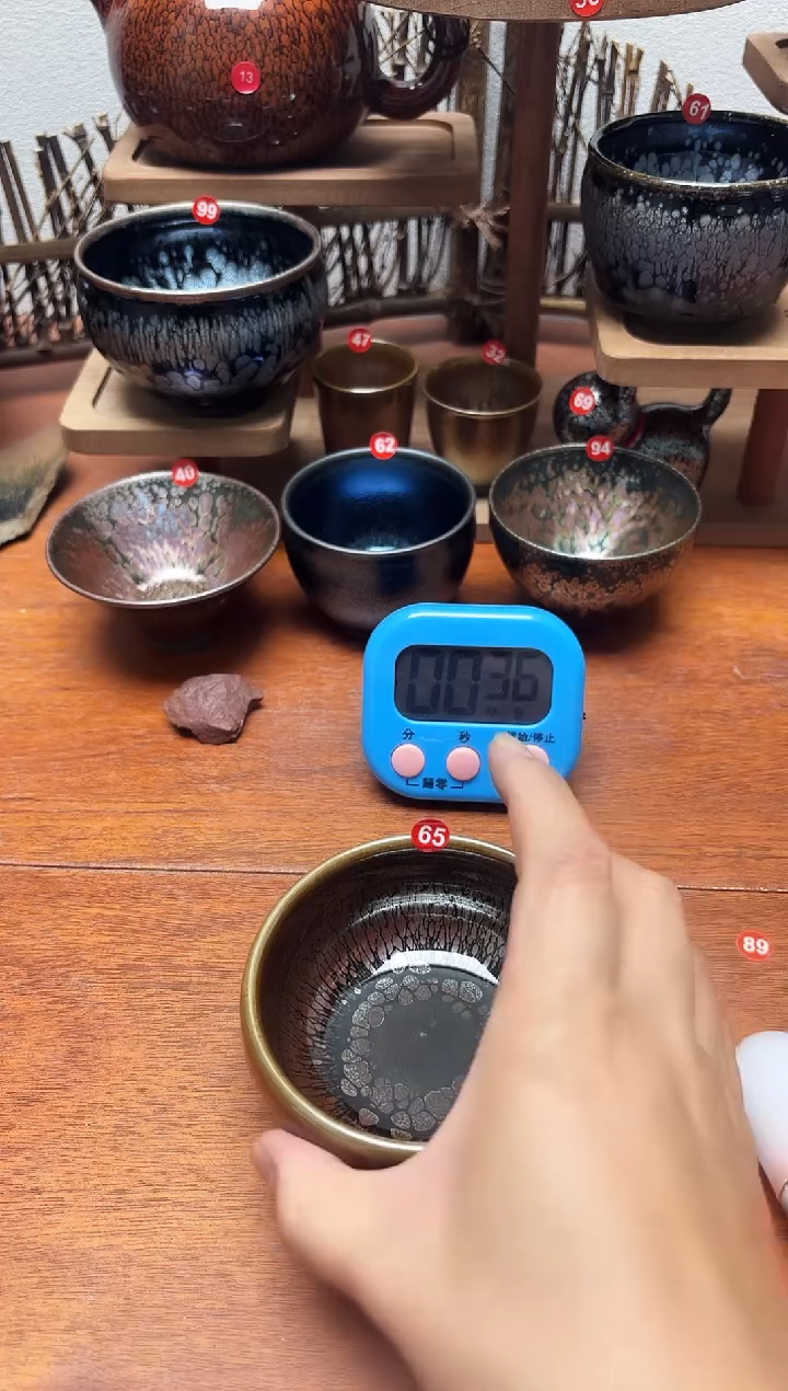 茶盏咕*鸟65号建盏工匠茶器