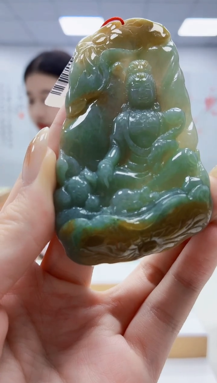 未镶嵌定制翡翠4812jw-毛货挂件29