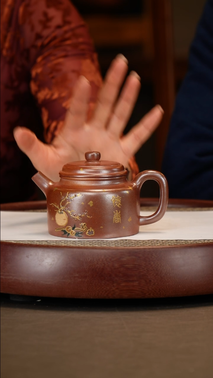 【闪购商品】紫砂茶壶【鲍宜明】白麻子高温德钟