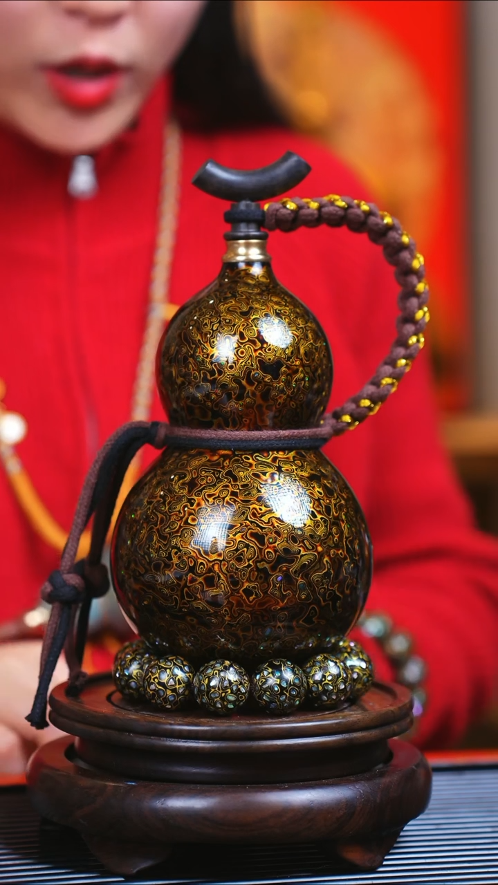 【闪购商品】JH120迎元宵臻选大漆酒葫芦