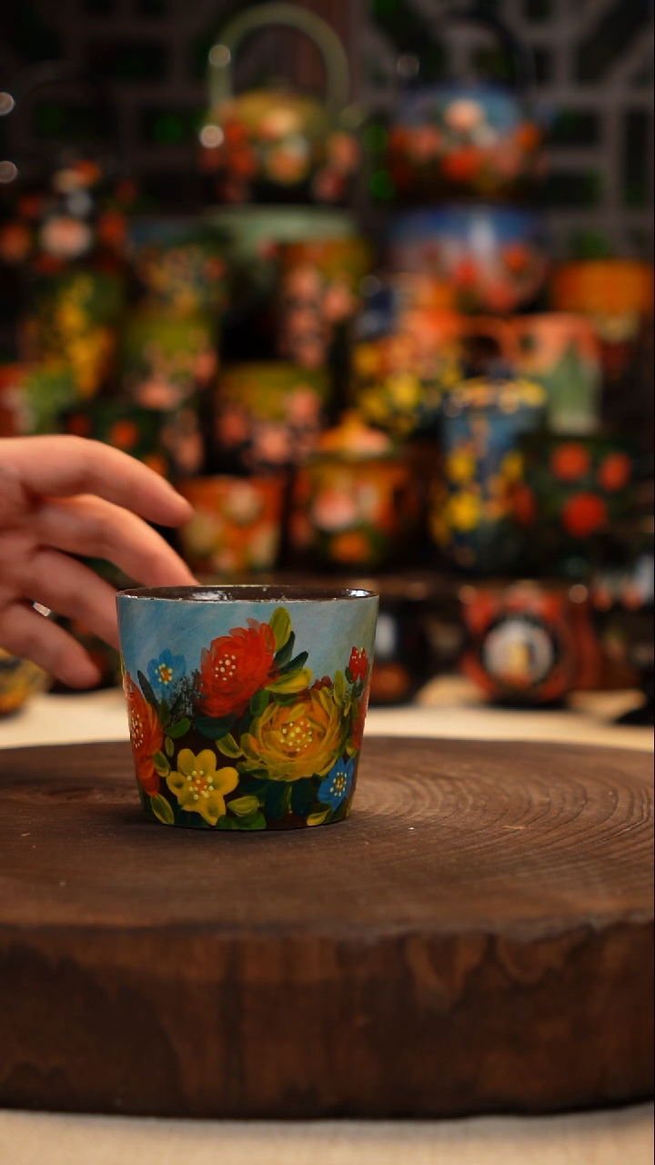 油画   釉下彩   杯子