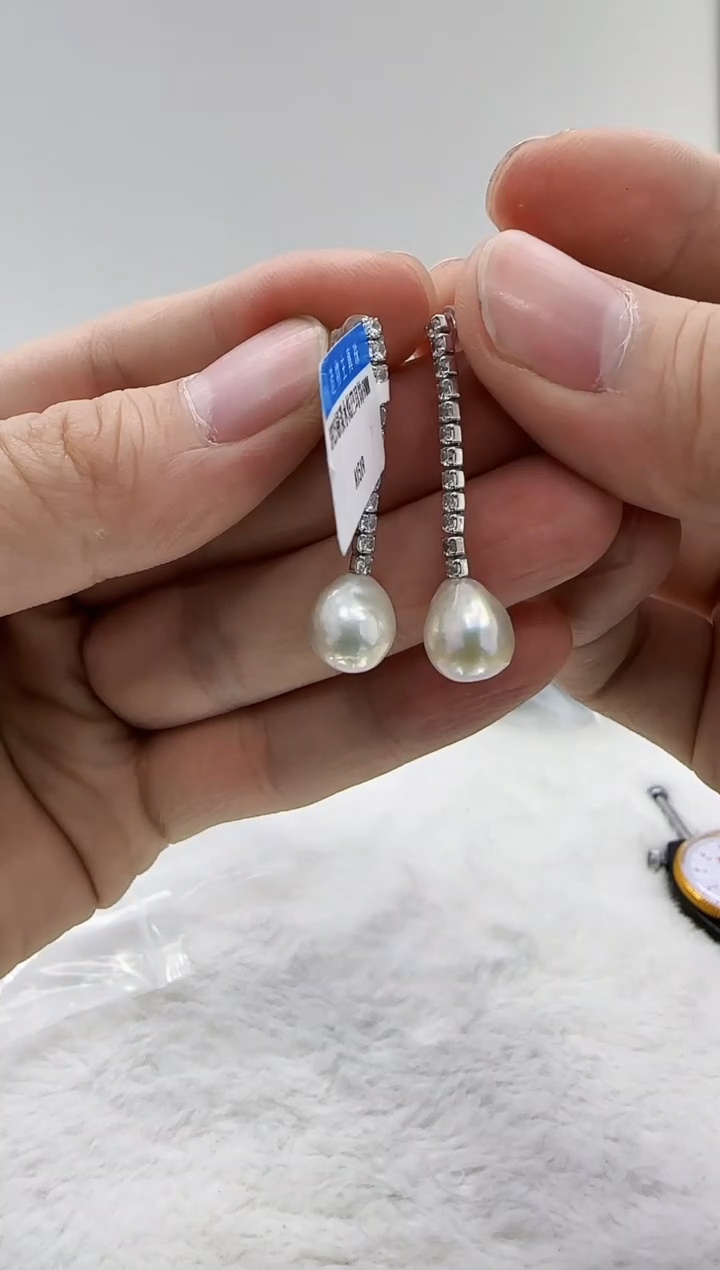 【闪购商品】淡水珍珠DA银S925镶嵌a1519 珍珠