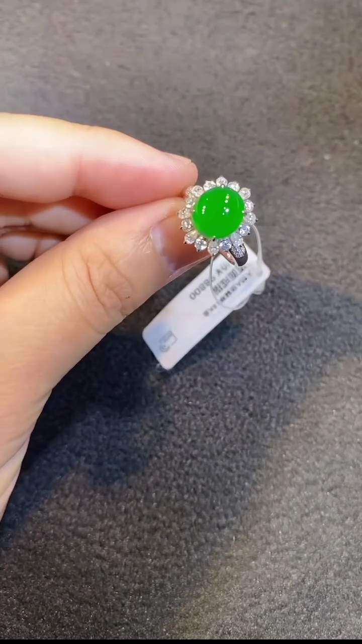 【闪购商品】翡翠戒指未镶嵌多样性发货其一不含链