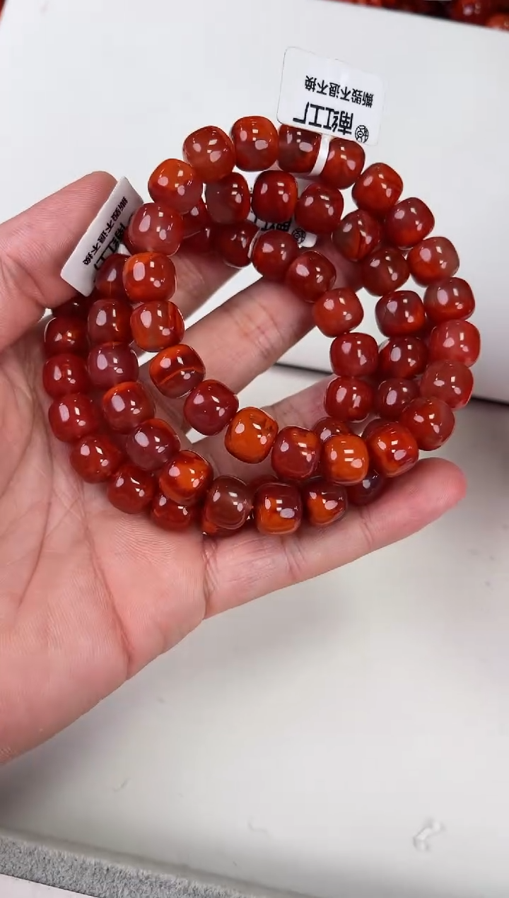 【闪购商品】南红玛瑙瓦西老型手串11+未镶嵌（多样式发其一）