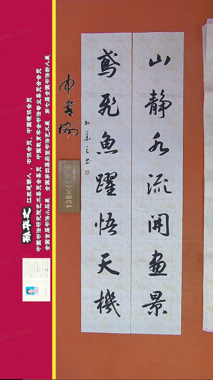 【闪购商品】书法438C孙华之书法作品