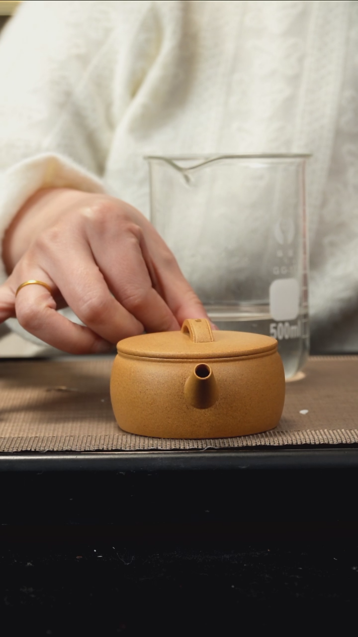 紫砂茶盏黄金段汉瓦140CC