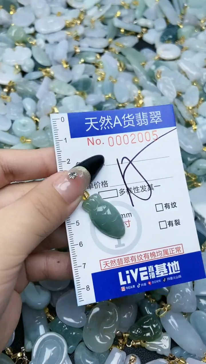 【闪购商品】翡翠颈饰未镶嵌天然A货翡翠