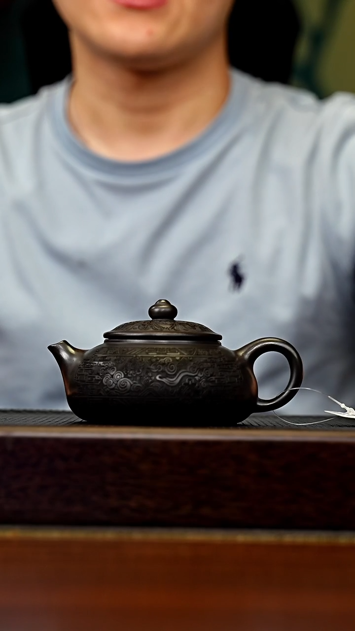 茶壶紫砂宜兴原矿 半手工 紫砂壶容量240CC