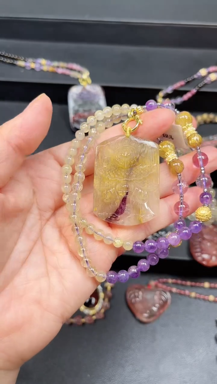 未镶嵌颈饰水晶【百晶灵儿】定制款