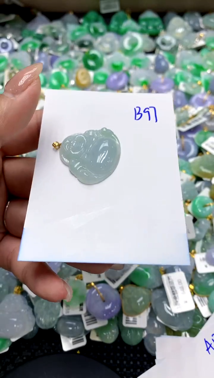 【闪购商品】翡翠颈饰18K金镶嵌11111111111111111