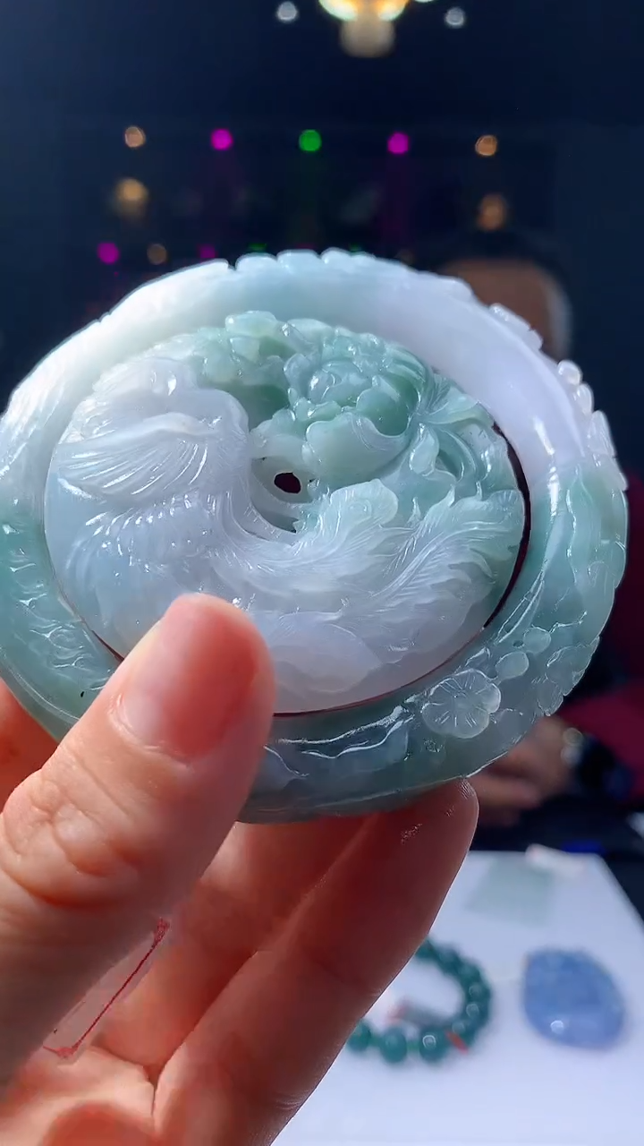 【闪购商品】定制翡翠未镶嵌1015hm-毛货套镯30