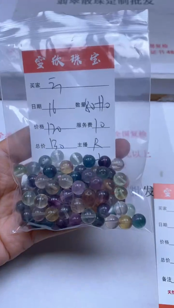 【闪购商品】水晶颈饰未镶嵌雪欣散珠定制diy