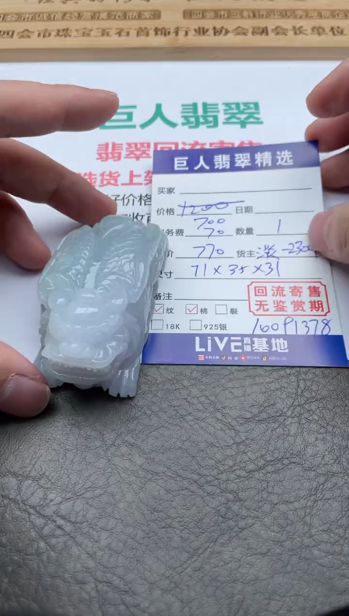 【闪购商品】翡翠颈饰未镶嵌多人-10091378