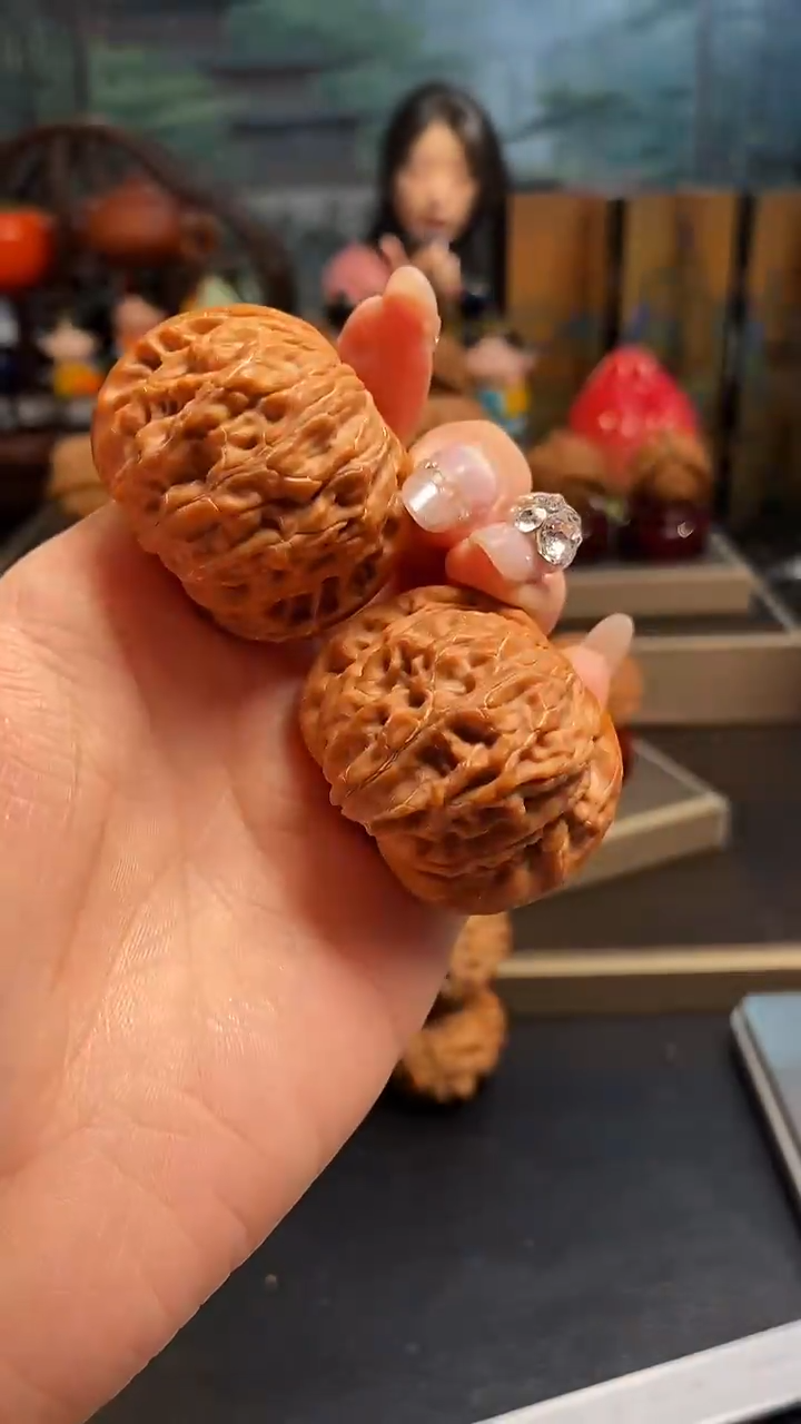 【闪购商品】文玩核桃吊坠H808磨盘41