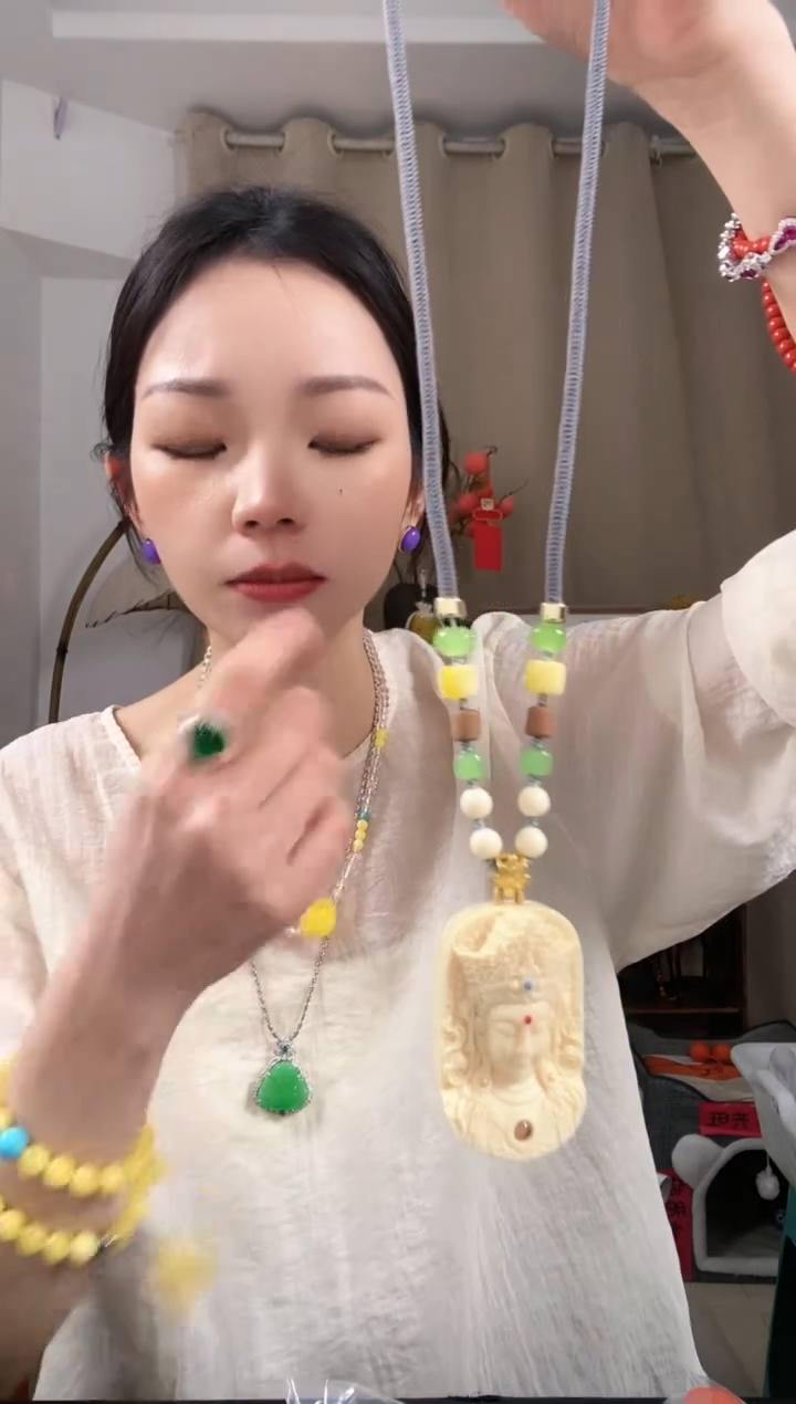 【闪购商品】琥珀颈饰未镶嵌E589EEEEE