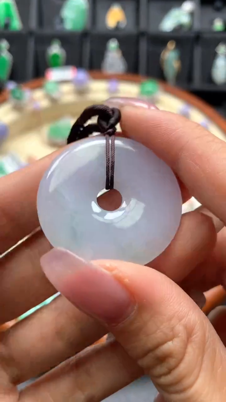 【闪购商品】翡翠颈饰未镶嵌天然缅甸A货翡翠有棉正常没运费险