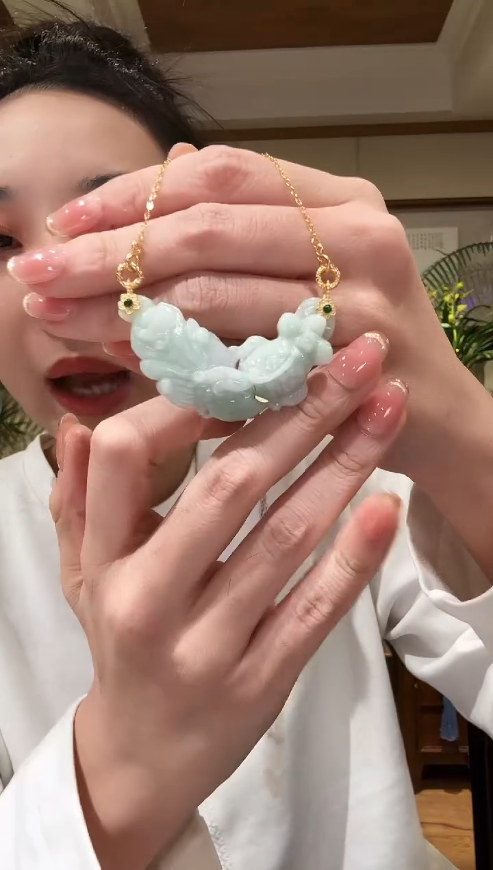 【闪购商品】翡翠颈饰未镶嵌国风